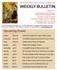 Friday March 31 Akathist Hymn (7:00 pm at Cathedral) Monday April 3 Philoptochos MeePng (7:00 pm)