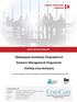 Πρόγραμμα Διοίκησης Επιχειρήσεων Business Management Programme Ανέλιξη στην Διοίκηση