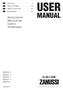 User manual... 2 Manual do Utilizador Manual de instrucciones Washing machine Máquina de lavar Lavadora