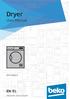 Dryer. User Manual EN EL DPU 8360 X _EN/