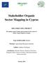Stakeholder Organic Sector Mapping in Cyprus