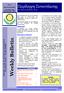 Weekly Bulletin. Στην έκδοση αυτή. Περίληψη Συνεστίασης/ Νέο Συμβούλιο. Cyprus Rotary / District 2452 News 3 Rotary International News 4
