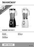 BLENDER SSM 550 C1 BLENDER ΜΠΛΕΝΤΕΡ. Operating instructions. Οδηүίες χρήσης STANDMIXER. Bedienungsanleitung IAN 86045