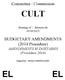 Committee / Commission CULT. Meeting of / Réunion du 05/09/2013. BUDGETARY AMENDMENTS (2014 Procedure) AMENDEMENTS BUDGÉTAIRES (Procédure 2014)