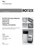 ROTEX Σύστημα ρύθμισης RoCon BF, RoCon U1, RoCon M1 Οδηγίες λειτουργίας