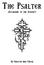 The Psalter. According to the Seventy. In English and Greek