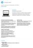 HP Sales Central. Επισκόπηση Νέα σχεδίαση για παραγωγικότητα. Φ ορητός υπολογιστής HP ProBook 640 G1 (P4T18EA) Πρακτικός έλεγχος.
