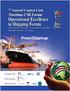 Operational Excellence in Shipping Forum Best Industry Practices - A Competitive Advantage