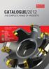CATALOGUE/2012 THECOMPLETERANGEOFPRODUCTS OFFICIALCORUNHOLDING CONTENT/2012