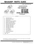 PARTS GUIDE UP-810F UP-820F POS TERMINAL. MODEL UP-820N (U version) SHARP CORPORATION CODE : 00ZUP820FUPGE