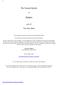 The General Epistle. James. part of. The Holy Bible. A new English translation from the Greek by David Robert Palmer
