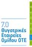 7.0. Θυγατρικές Εταιρείες Ομίλου ΟΤΕ. Σχετικά με τον Απολογισμό. Στρατηγική και Διοίκηση ΕΥ. Αγορά. Εργαζόμενοι. Περιβάλλον