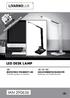 LED DESK LAMP ΦΩΤΙΣΤΙΚΌ ΓΡΑΦΕΊΟΥ LED LED-SCHREIBTISCHLEUCHTE. Υποδείξεις χειρισμού και ασφαλείας. Bedienungs- und Sicherheitshinweise IAN