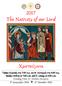 The Nativity of our Lord