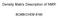 Density Matrix Description of NMR BCMB/CHEM 8190