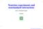 Neutrino experiments and nonstandard interactions