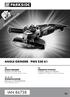 IAN ANGLE GRINDER PWS 230 A1. ANGLE GRINDER Operation and Safety Notes Translation of original operation manual