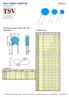 TSV. Suntan ZINC OXIDE VARISTOR. Operating Temperature Range: -40 ~+85 DIMENSION. T Thickness(max.) L:16mm min