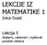 LEKCIJE IZ MATEMATIKE 1