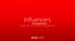 Influencers. Digital & Social Media Marketing