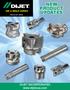 NEW PRODUCT UPDATES. DIJET INCORPORATED  DIE & MOLD SERIES CATALOG NO B