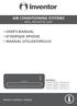AIR CONDITIONING SYSTEMS WALL MOUNTED UNIT