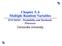 Chapter 5, 6 Multiple Random Variables ENCS Probability and Stochastic Processes