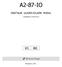 A2-87-IO DIGITALNI ULAZNO-IZLAZNI MODUL. Electronic Design. Beograd, KORISNIČKO UPUTSTVO -