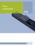 Floor convectors. Technical Catalogue