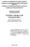 KLİNİK LABORATOR DİAQNOSTİKA