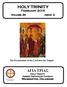 HOLY TRINITY February 2018