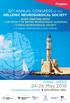 24-26 May 2018 CHANIA - GREECE. Program. 32 nd ANNUAL CONGRESS OF THE HELLENIC NEUROSURGICAL SOCIETY HELLENIC NEUROSURGICAL SOCIETY