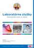 Laboratórne služby. Onkologického ústavu sv. Alžbety. Jún 2017 Onkologický ústav sv. Alžbety, s.r.o. Oddelenie marketingu