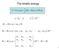 The kinetic energy ( ) T. 1 2 n n ( ) n n0. m11 m12 m1n. m21 m22 m2n n n T
