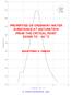 PROPERTIES OF ORDINARY WATER SUBSTANCE AT SATURATION FROF TME CRITICAL POINT DOWN TO 66 C EQUATIONS & TABLES