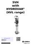 SVH with HYDROVAR (HVL range)