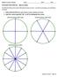 1. TRACE'ONE'SECTOR'from'each'of'these'circles'and'then'cut'it'out.''' 2. Label'the'central'angle'(90,'60,'or'30 )'to'distinguish'the'sectors.