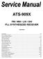 ATS-909X FM / MW / LW / SW PLL SYNTHESIZED RECEIVER CONTENTS