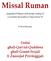 Missal Ruman. Ordni g all-qari tal-quddiesa g all-ìranet Ferjali fi Ûminijiet Privile jati