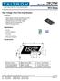 High Voltage Thick Film Chip Resistor. RCV Series. Features. Applications. Construction