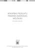 BIŠKOPĪBAS PRODUKTU PRIMĀRĀS RAŽOŠANAS VADLĪNIJAS