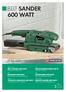 BELT SANDER 600 WATT PEBS 600 BELT SANDER 600 WATT NAUHAHIOMAKONE 600 W BÅNDSLIBER 600 WATT BANDSLIP 600 WATT ΣΥΣΚΕΥΗ ΛΕΙΑΝΣΗΣ 600 WATT