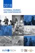 EXTERNAL COURSES AND CONFERENCES