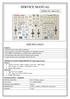 SERVICE MANUAL SPECIFICATION MODEL:TR-1 (DM & EX) Features: MINIMUM SYSTEM REQUIREMENTS (Operating System) POWER SUPPLY OTHERS