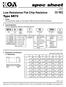 Low Resistance Flat Chip Resistors Type SR73