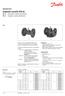 Sedežni ventili (PN 6) VL 2 prehodni ventil, prirobnični VL 3 tripotni ventil, prirobnični