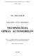 TECHNOLÓGIA OPRÁV AUTOMOBILOV