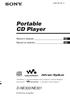 Portable CD Player D-NE300/NE301. Návod k obsluze Návod na obsluhu CZ SK (1) 2003 Sony Corporation