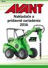 Slovak Nakladače a prídavné zariadenia 2016