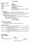 Curriculum vitae. Προσωπικά στοιχεία: